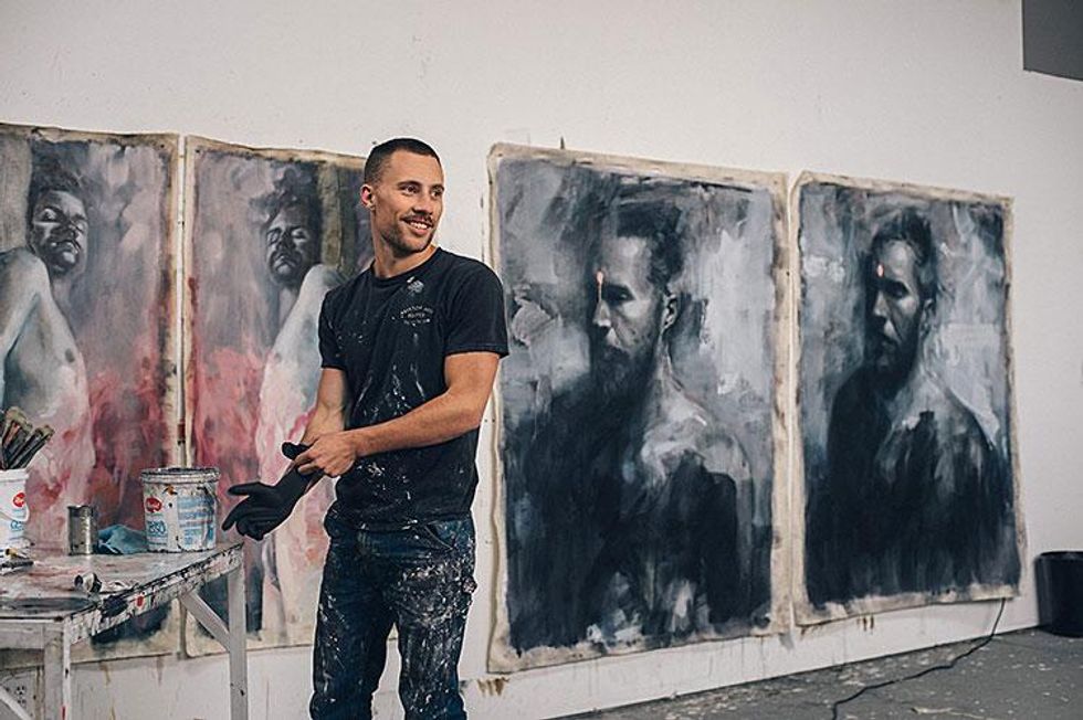 Moncrief in the studio