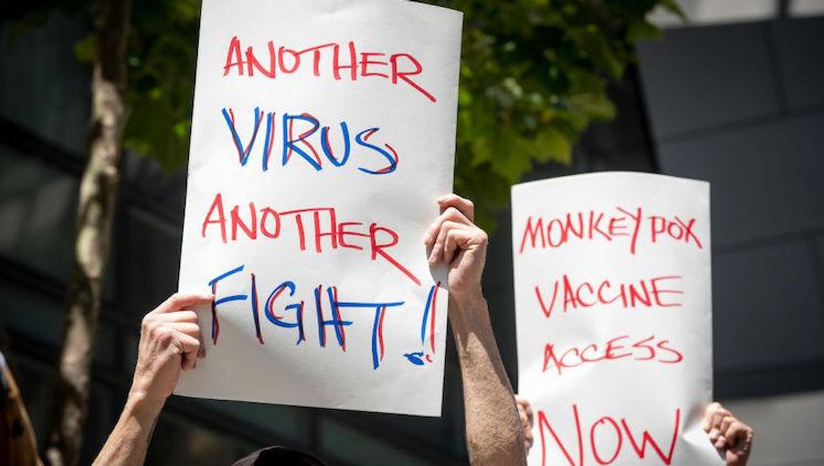 Monkeypox vaccine protest