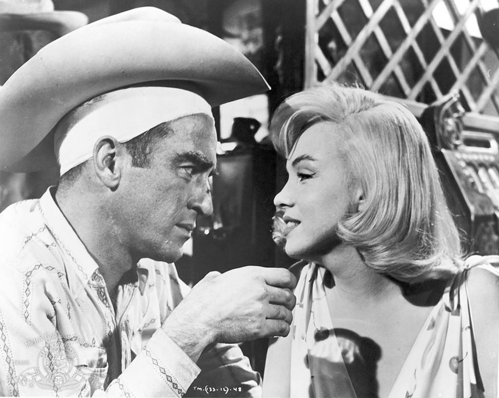 Montgomery Clift Marilyn Monroe in The Misfits