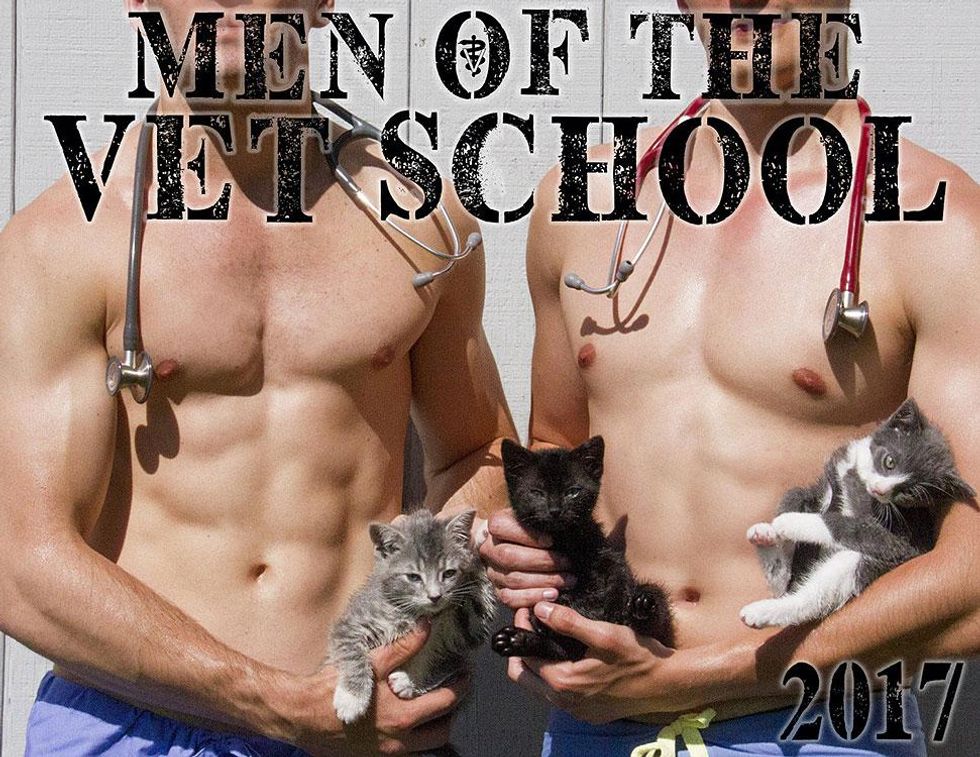 More information on the Men of Vet School 2017 calendar below.