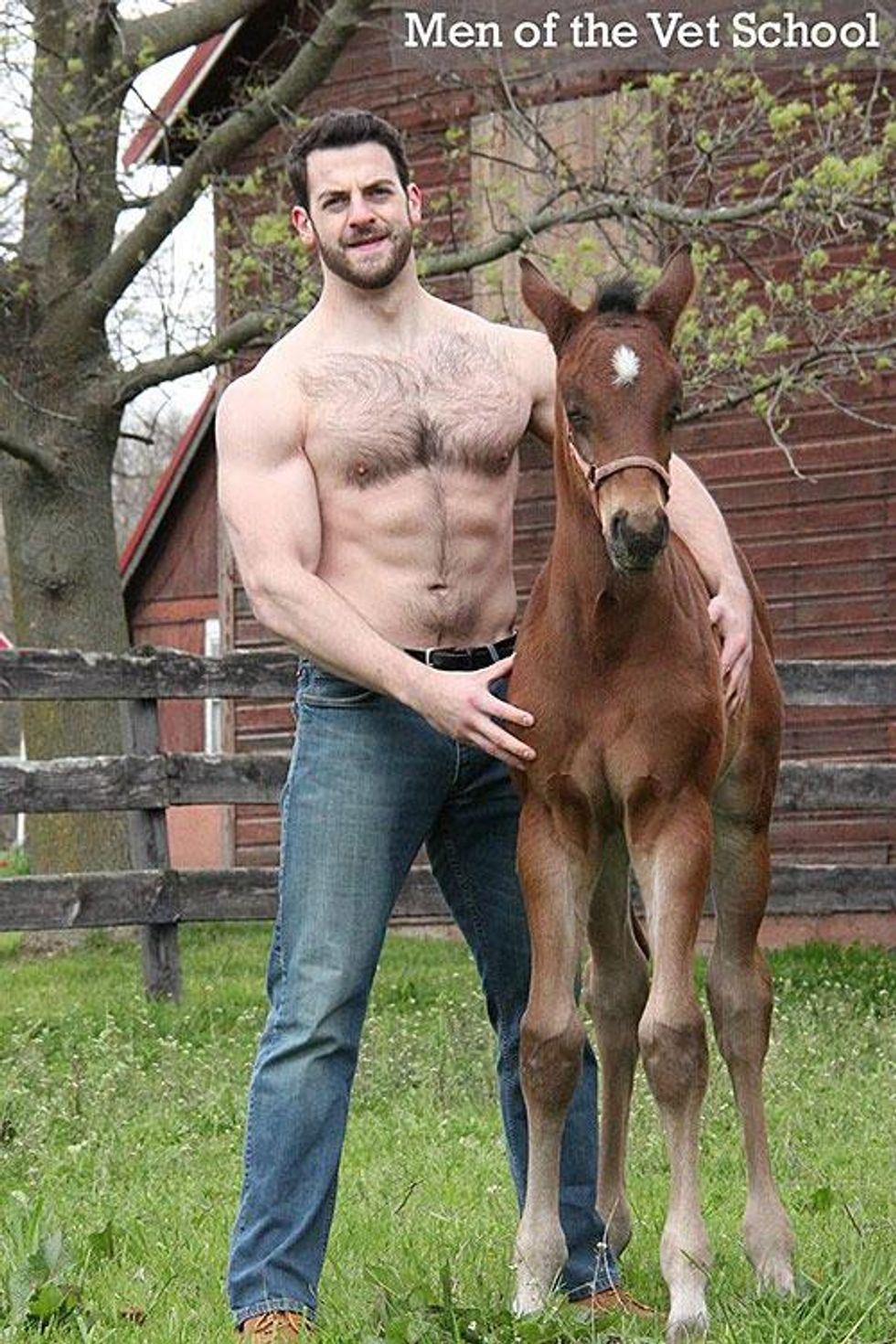 More information on the Men of Vet School 2017 calendar below.