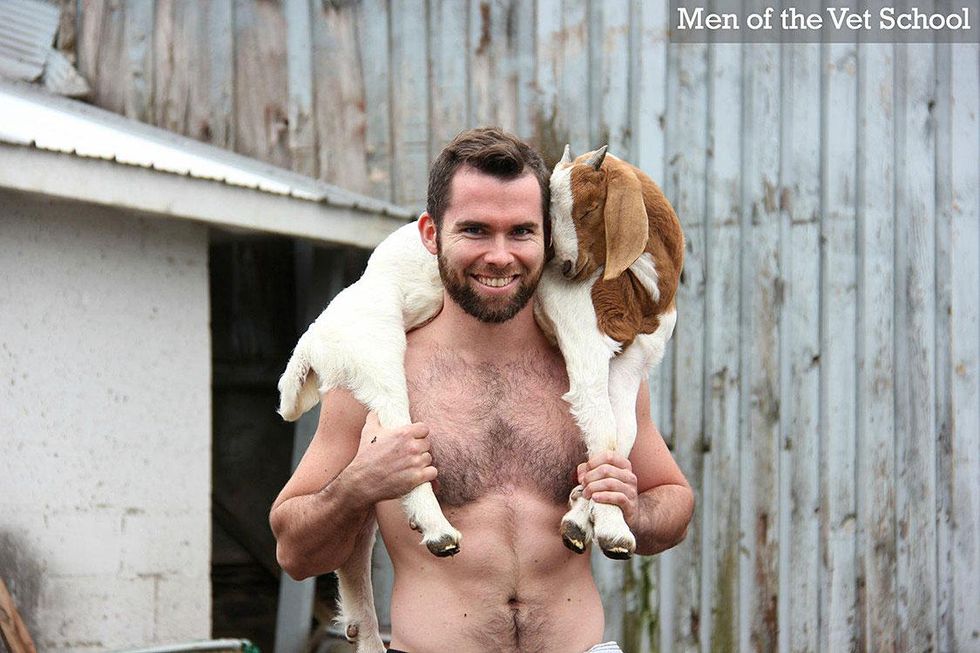 More information on the Men of Vet School 2017 calendar below.