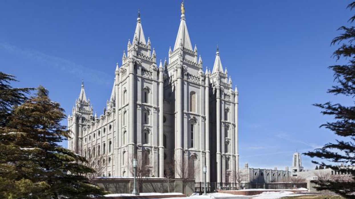 Mormon Temple in Salt Lake City, Utah