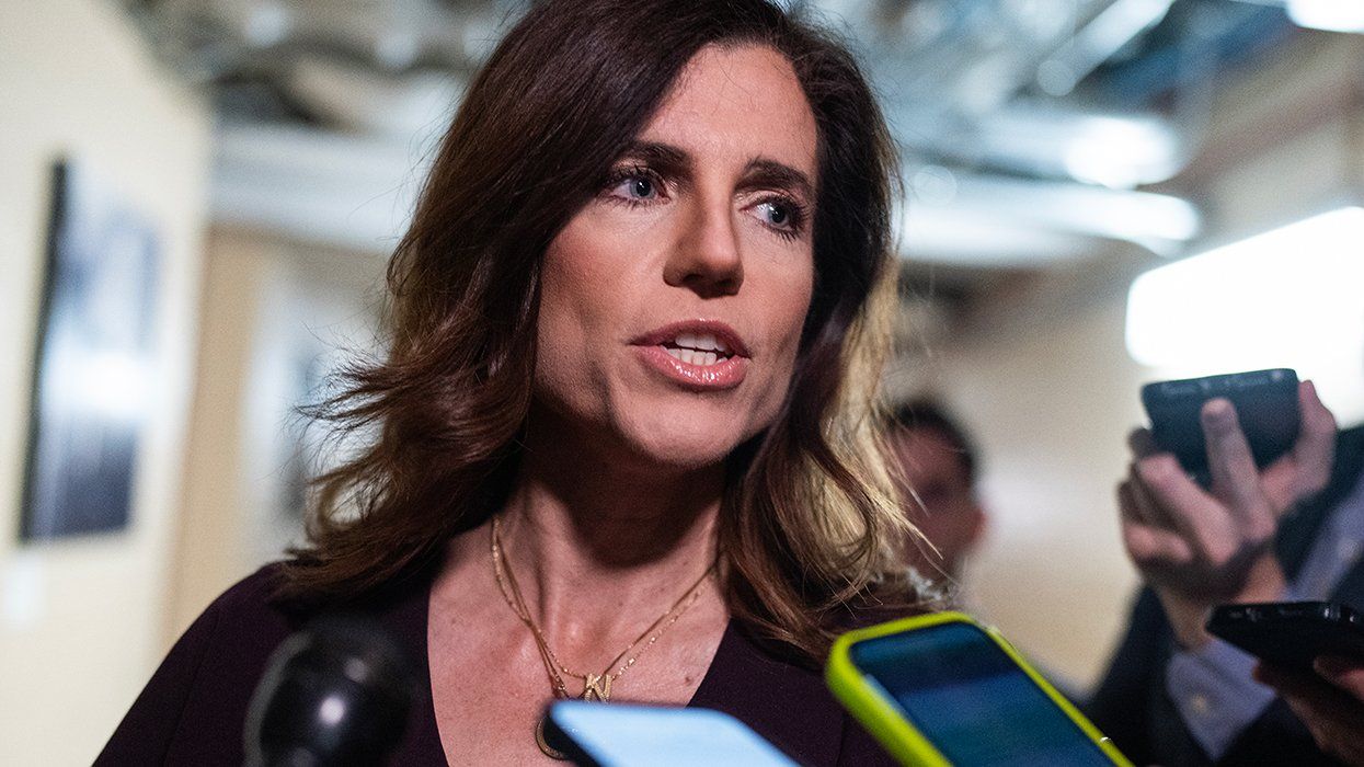 Nancy Mace speaking to the press at the Capitol building November 2024