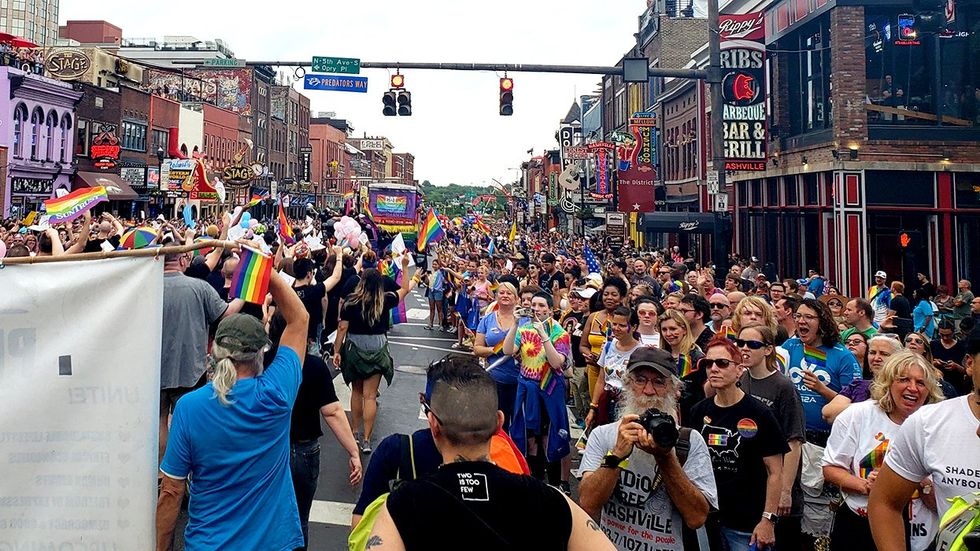 Nashville Tennessee LGBTQIA pride parade and festival 2019