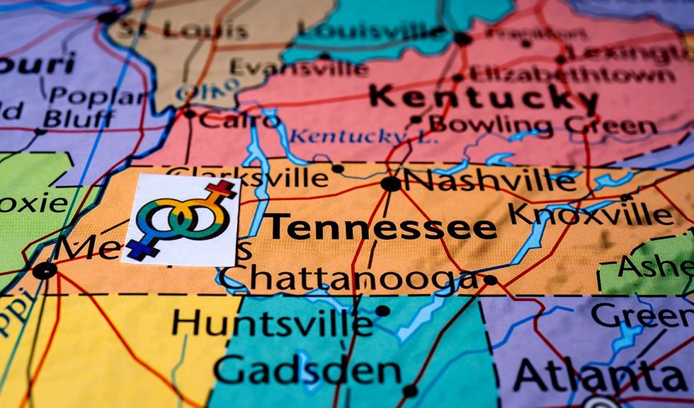 Nashville TN LGBTQ friendly map