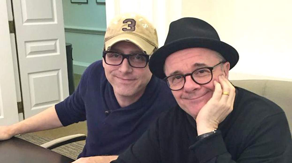 Nathan Lane and Devlin Elliott