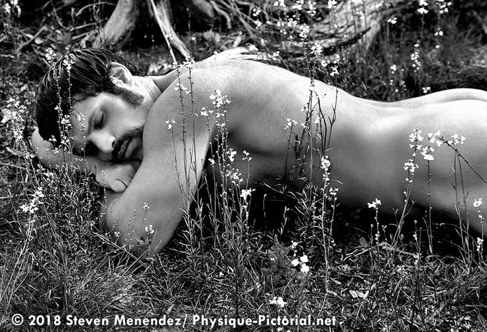 Nature and nudist enthusiast Steven Menendez takes his camera into the wilds of nature to capture the beauty and strength of men in the great outdoors. Imagine Ansel Adams shooting for Physique Pictorial!