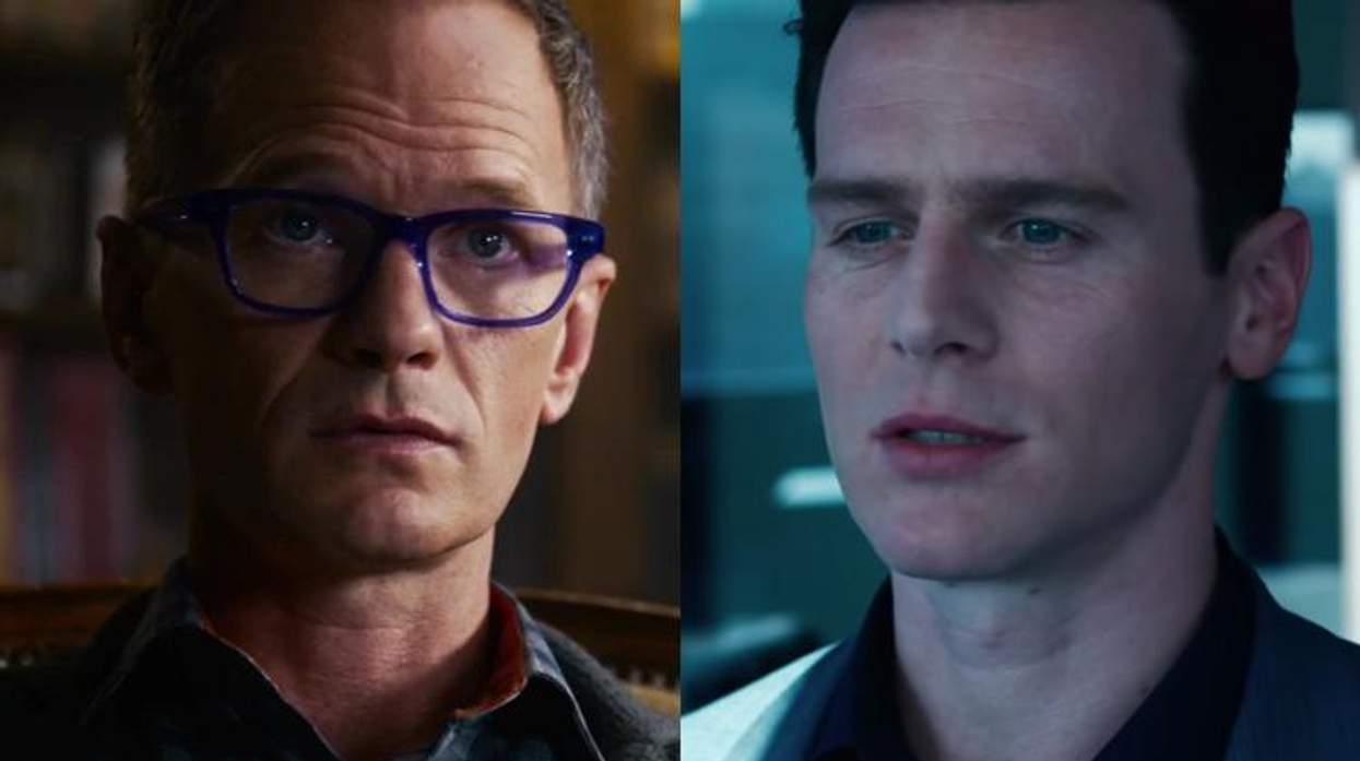 Neil Patrick Harris and Jonathan Groff in The Matrix Resurrections