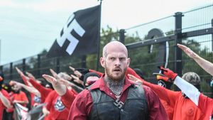 Swastika-waving neo-Nazi group disrupts Georgia LGBTQ+ Pride celebration