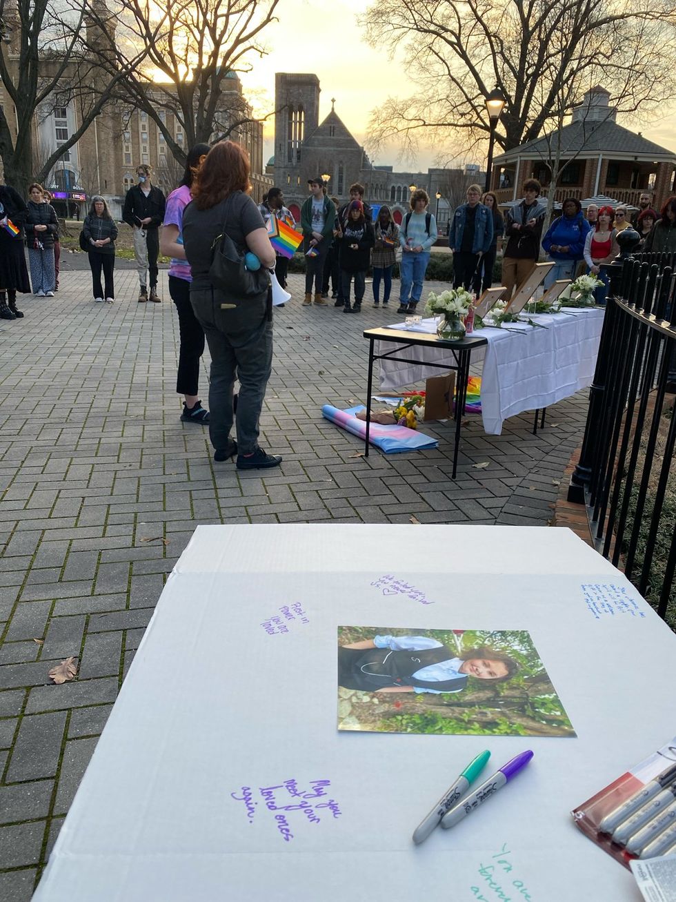 Nex Benedict murdered transgender nonbinary twospirit teen candlelight vigils across the country