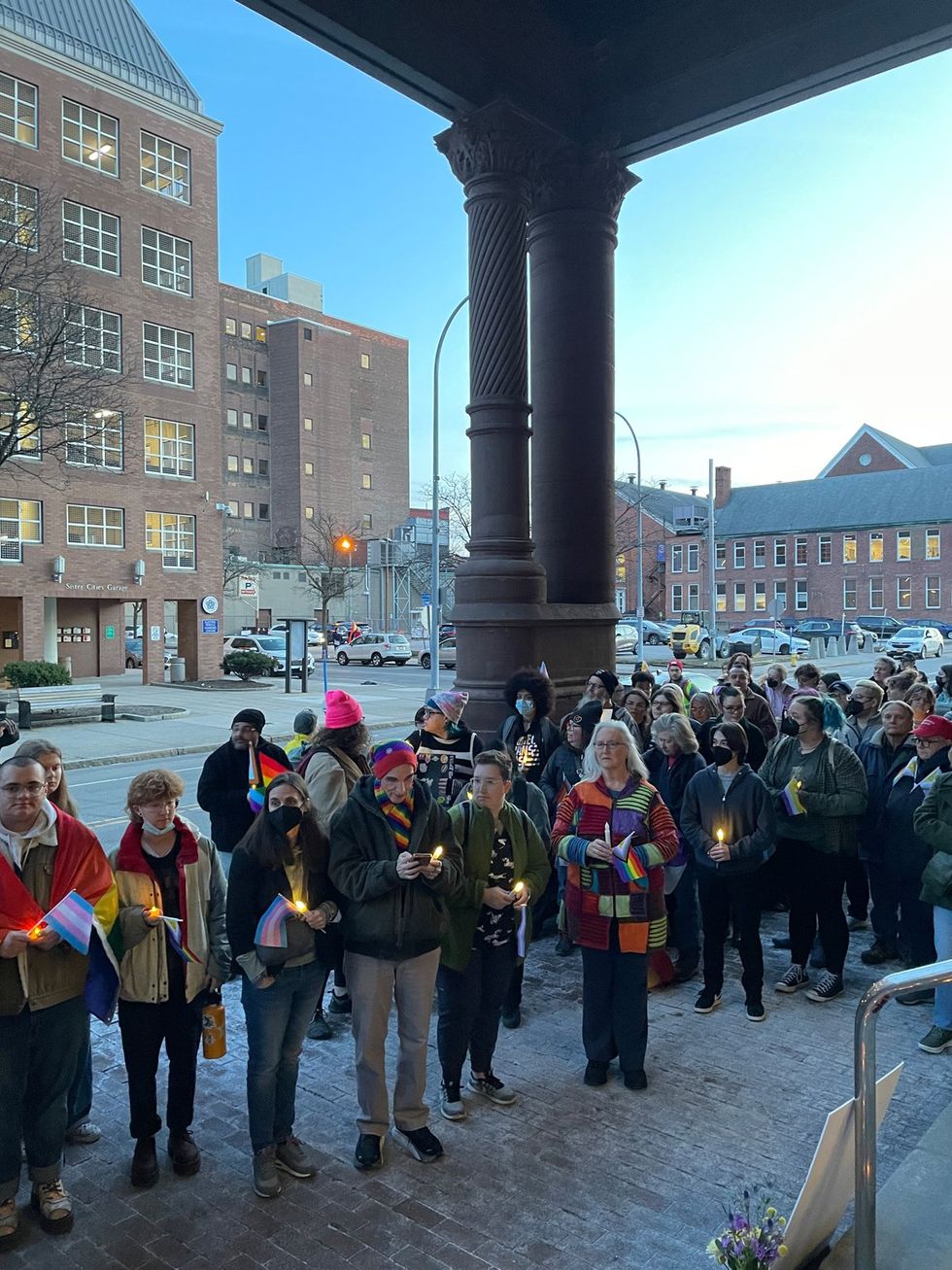 Nex Benedict murdered transgender nonbinary twospirit teen candlelight vigils across the country