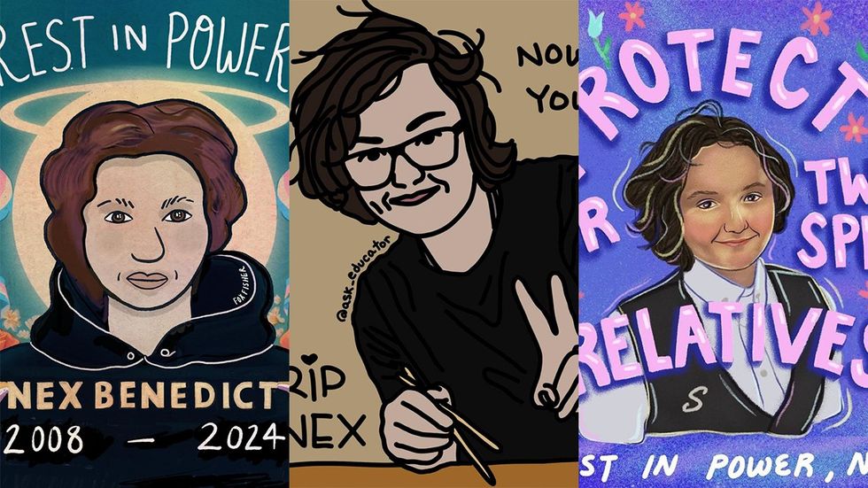 Nex Benedict Tribute Art
