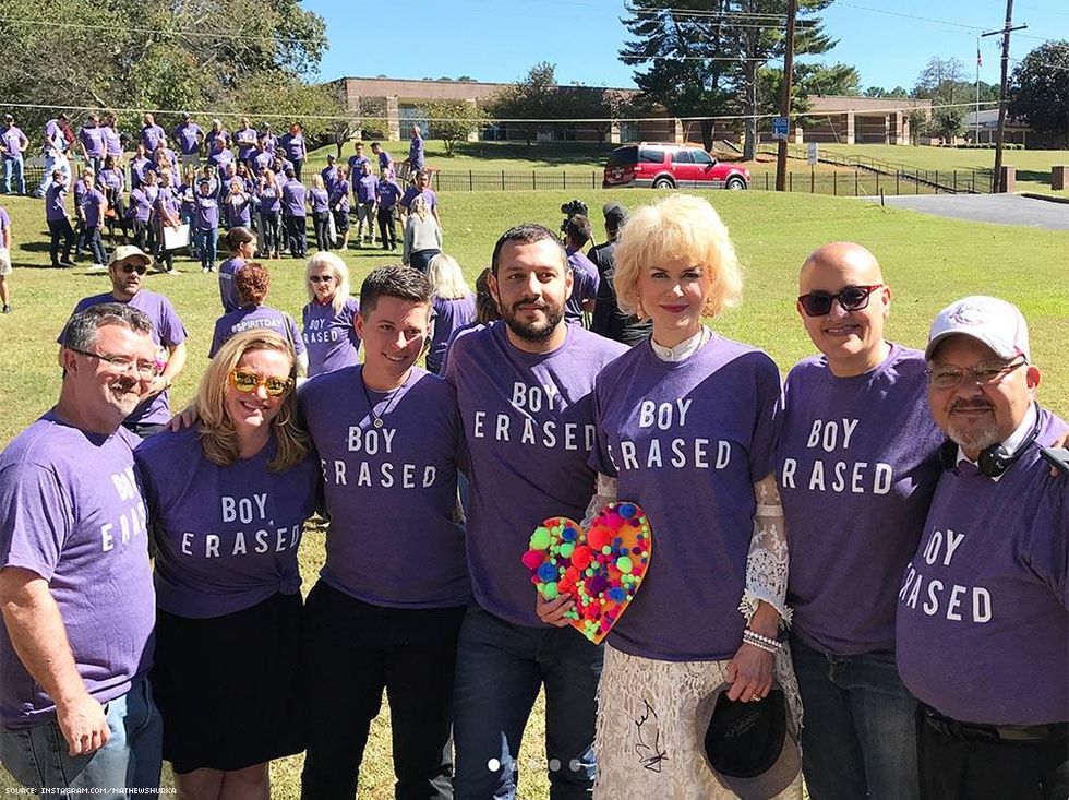 Nicole Kidman and the cast of the upcoming film \u2018Boy Erased\u2019