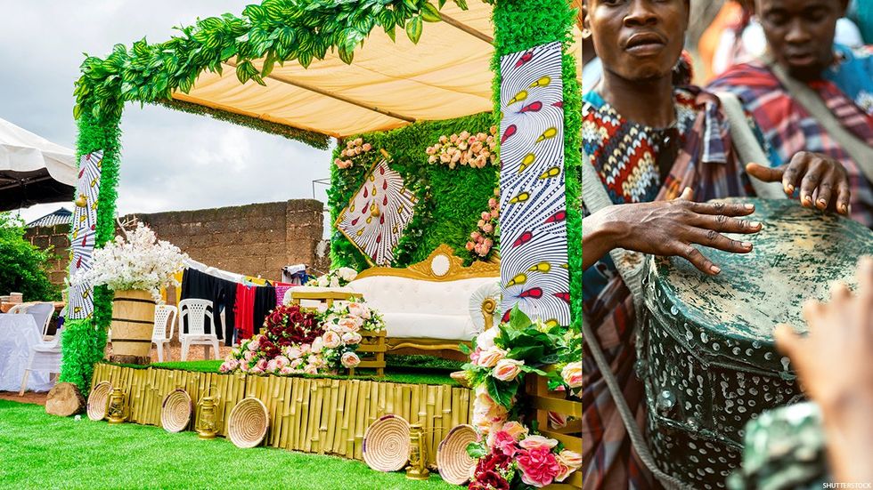 Nigerian traditional wedding