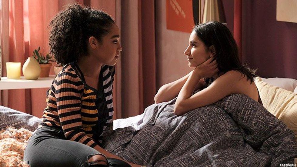 Nikohl Boosheri and Aisha Dee