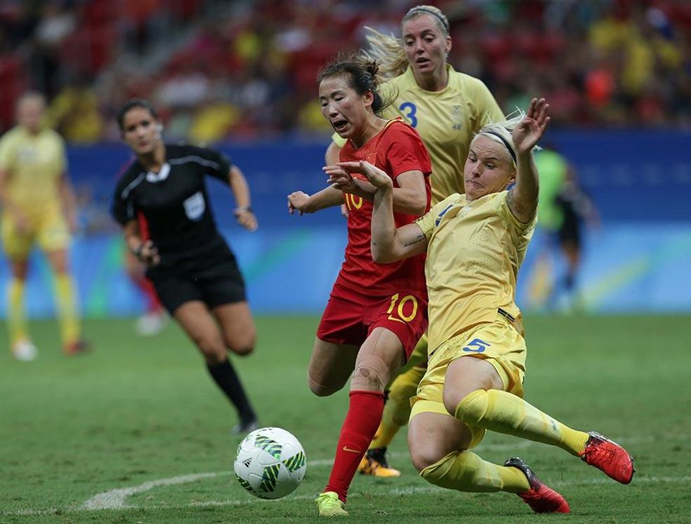 Nilla Fischer (Sweden, Soccer)