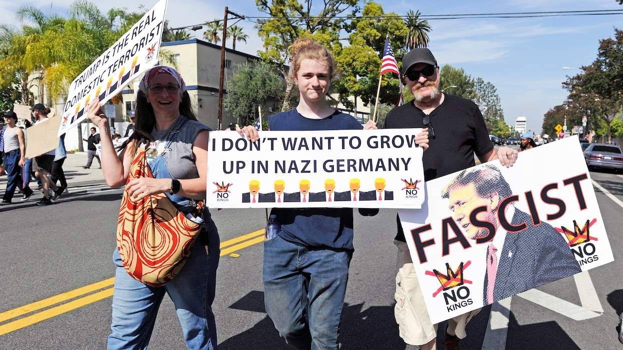 No Kings protest in Pasadena, California, June 14, 2025