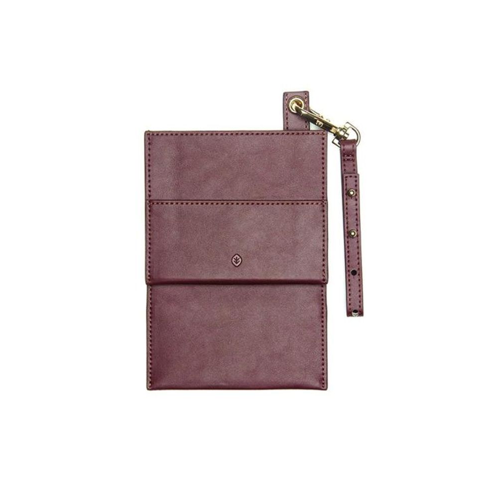 No more losing keys, phone, wallet at the bottom of your bag with the vegan leather Bag Branch Pocket Folio.($29, BuyBagBranch.com)