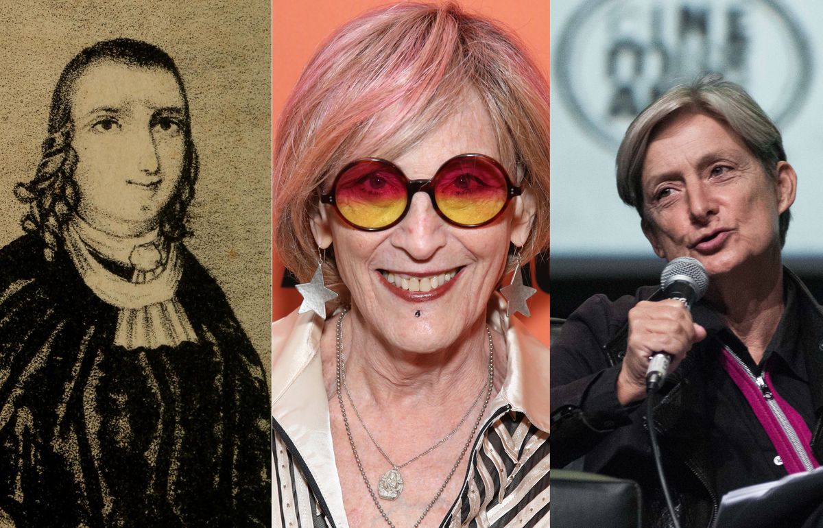 Nonbinary people in history Public Universal Friend Kate Bornstein Judith Butler