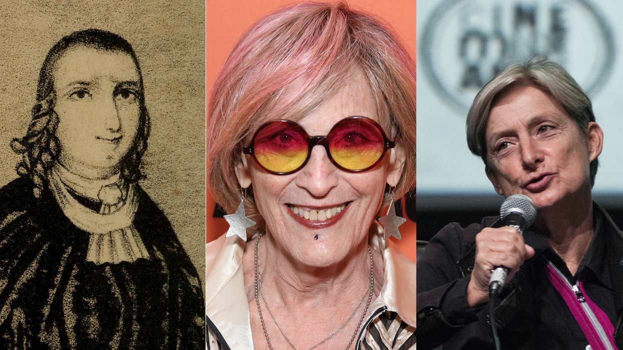 Nonbinary people in history Public Universal Friend Kate Bornstein Judith Butler