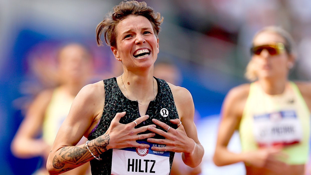 Nonbinary runner Nikki Hiltz dedicates record breaking Olympic qualifier to all the LGBTQ folks