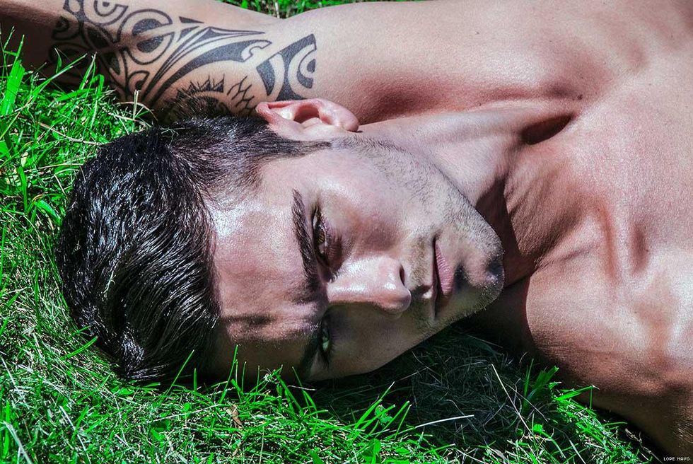 Not just a model, Michele Graglia is an author, fitness coach, and ultra marathon runner. Lope Navo's photos capture the essence of his fitness.