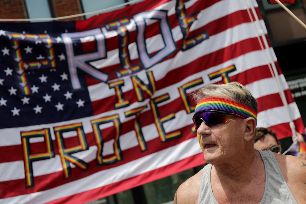 NYC LGBTQIA Pride Parade Protest 2025