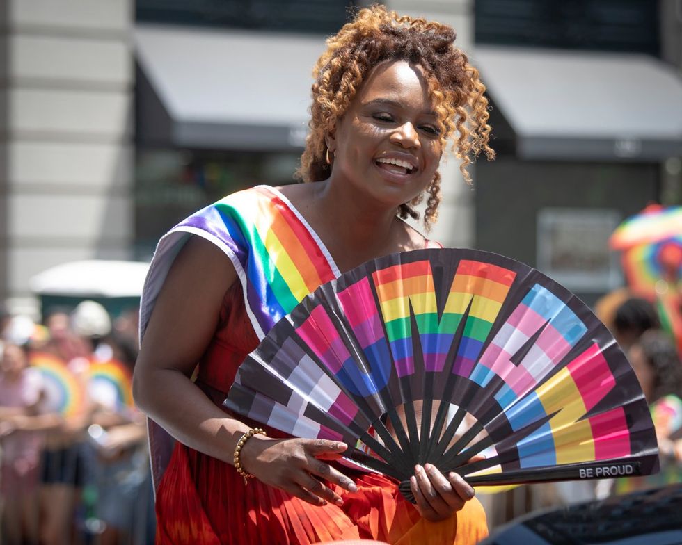 NYC LGBTQIA Pride Parade Protest 2025