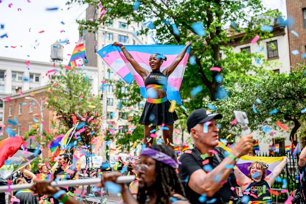 NYC LGBTQIA Pride Parade Protest 2025