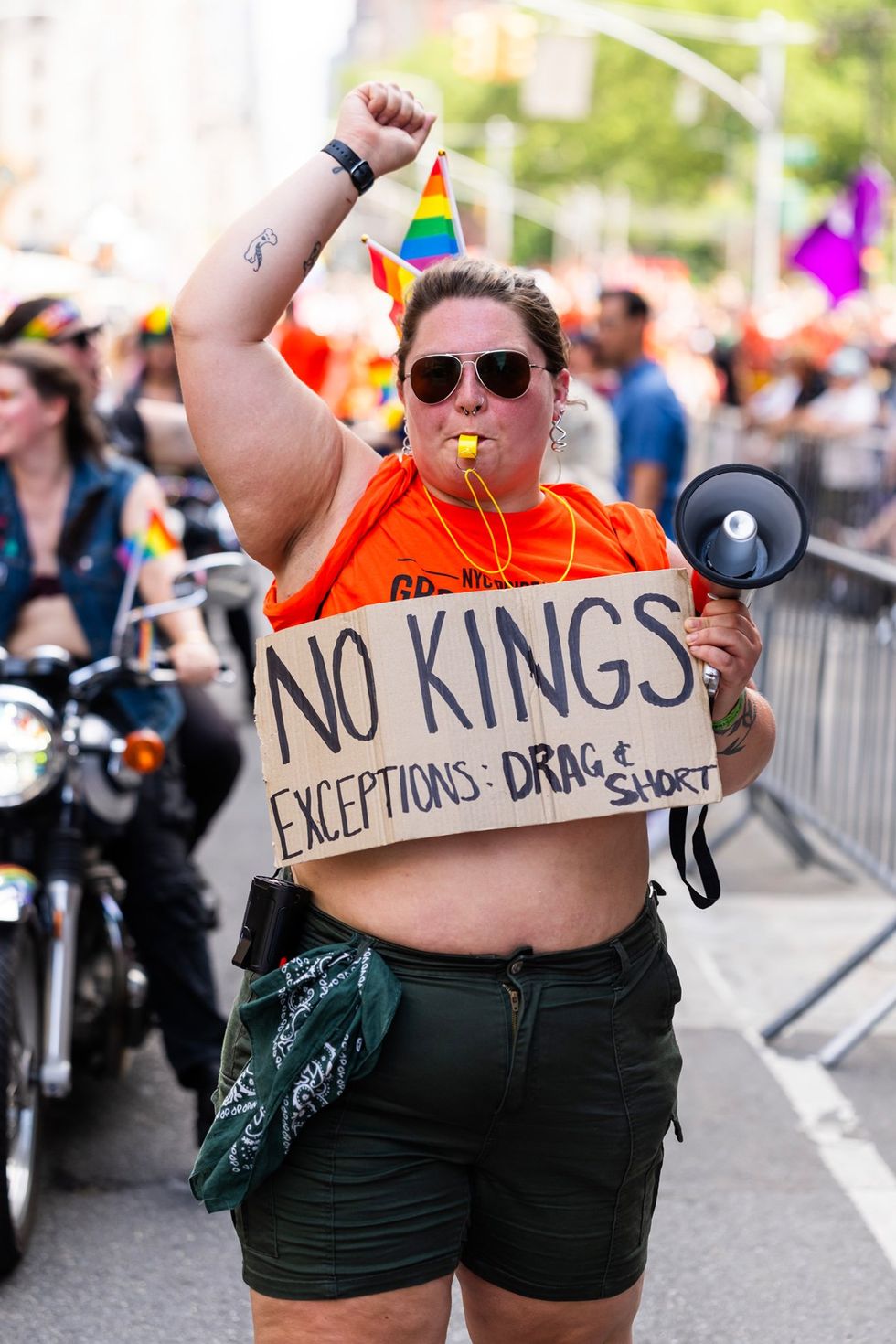 NYC LGBTQIA Pride Parade Protest 2025