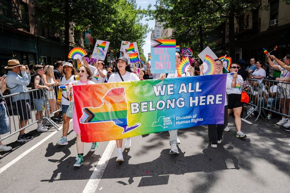 NYC LGBTQIA Pride Parade Protest 2025
