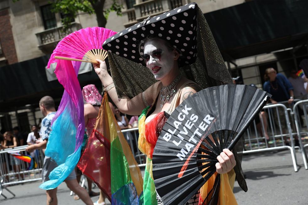 NYC LGBTQIA Pride Parade Protest 2025