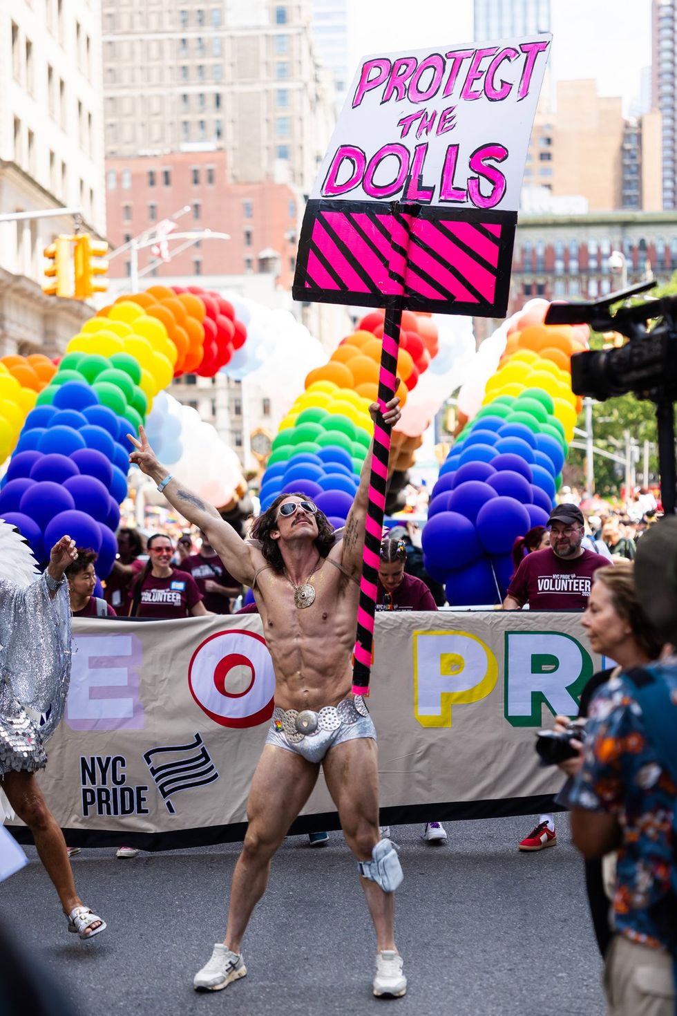 NYC LGBTQIA Pride Parade Protest 2025