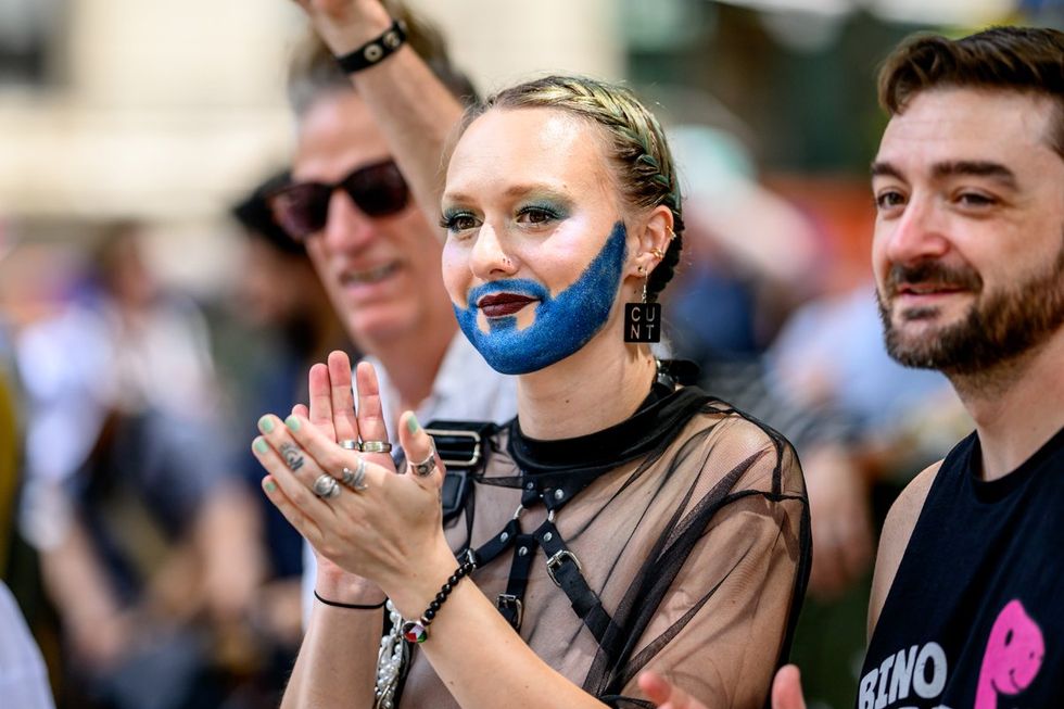 NYC LGBTQIA Pride Parade Protest 2025