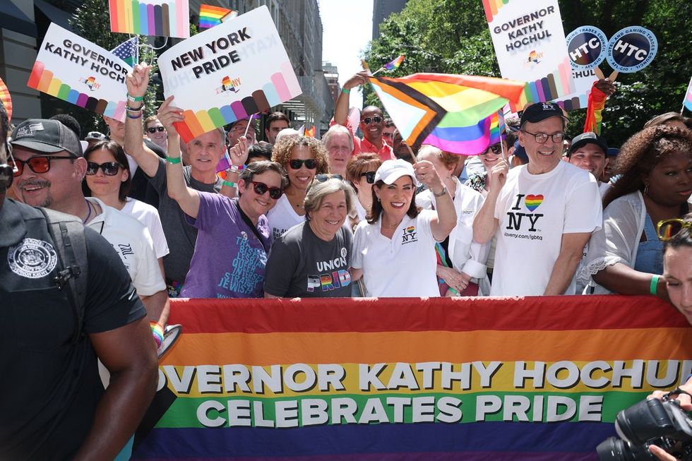 NYC LGBTQIA Pride Parade Protest 2025