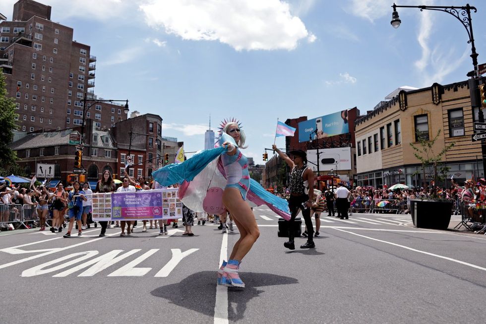 NYC LGBTQIA Pride Parade Protest 2025