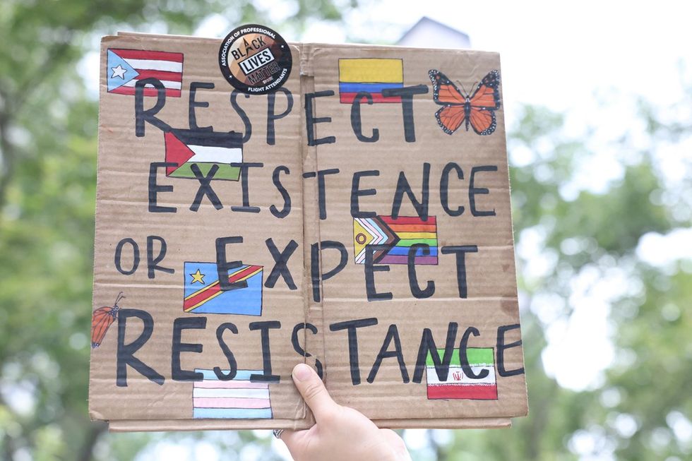 NYC LGBTQIA Pride Parade Protest 2025