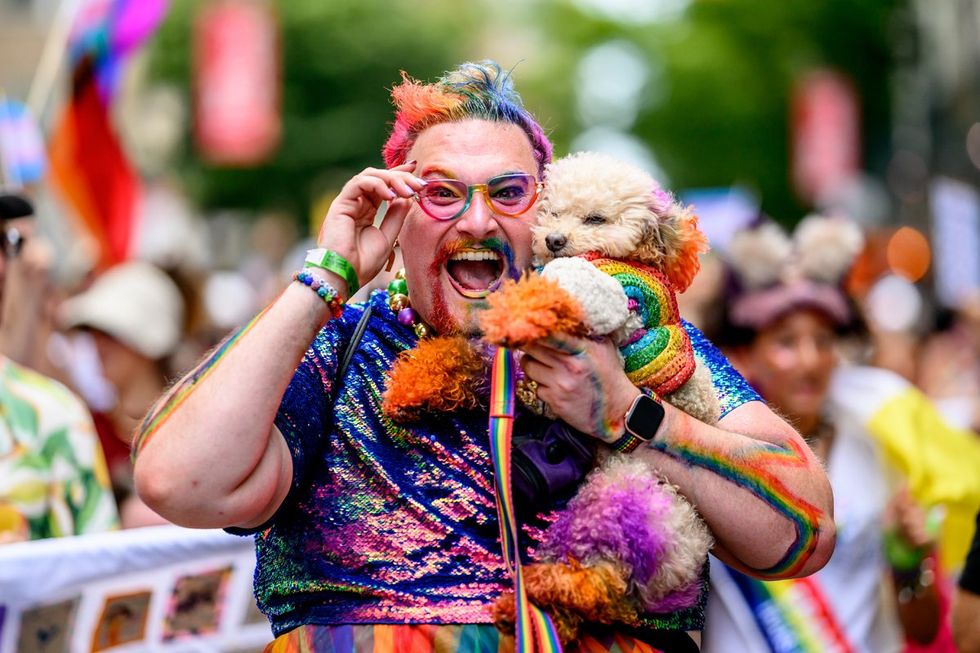 NYC LGBTQIA Pride Parade Protest 2025
