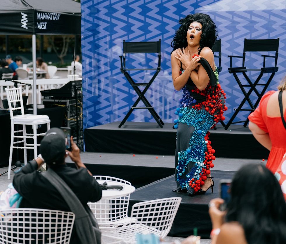 NYC Woof Fest Paws for Pride 2025 drag queens and rainbow dogs LGBTQIA pride celebration