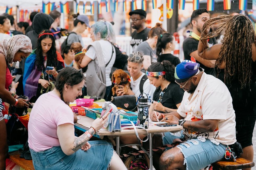 NYC Woof Fest Paws for Pride 2025 drag queens and rainbow dogs LGBTQIA pride celebration