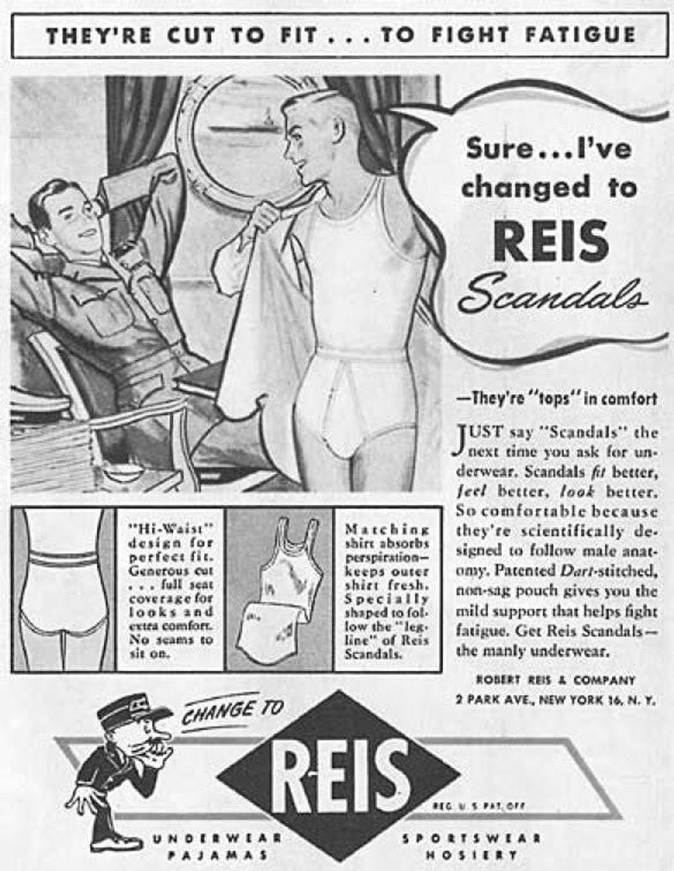 OK, fatigue from what? Hauling around the family jewels all day? Really?