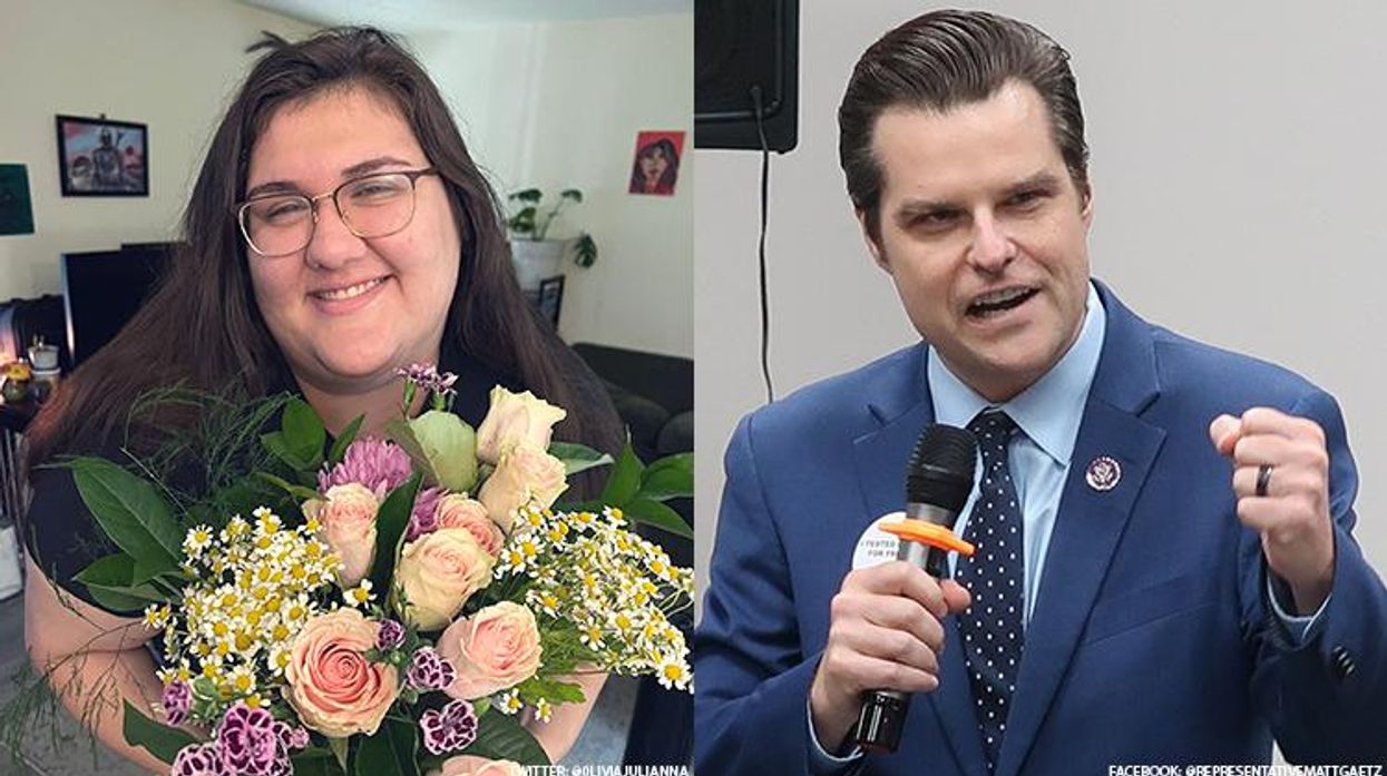 Olivia Julianna and Rep. Matt Gaetz