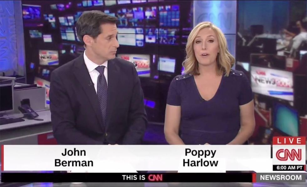 On CNN hosts John Berman and Poppy Harlow also joined suit to show support for LGBTQ youth.