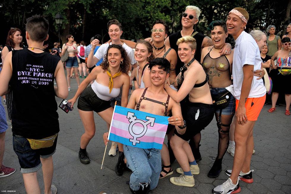 On June 29, the 27th annual Dyke March took place. A reminder: This is a march, not a parade.