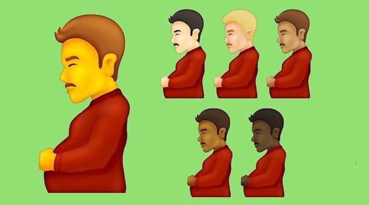 Options for Pregnant Man emoji