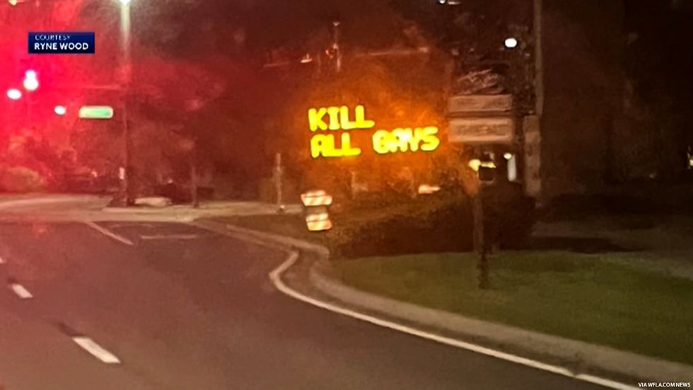 Orlando Traffic Sign Hacked with Message of Anti-LGBTQ+ Hate