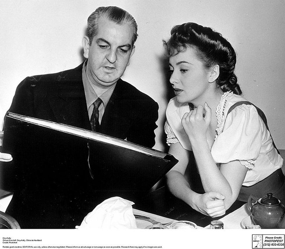 Orry-Kelly and Olivia de Havilland