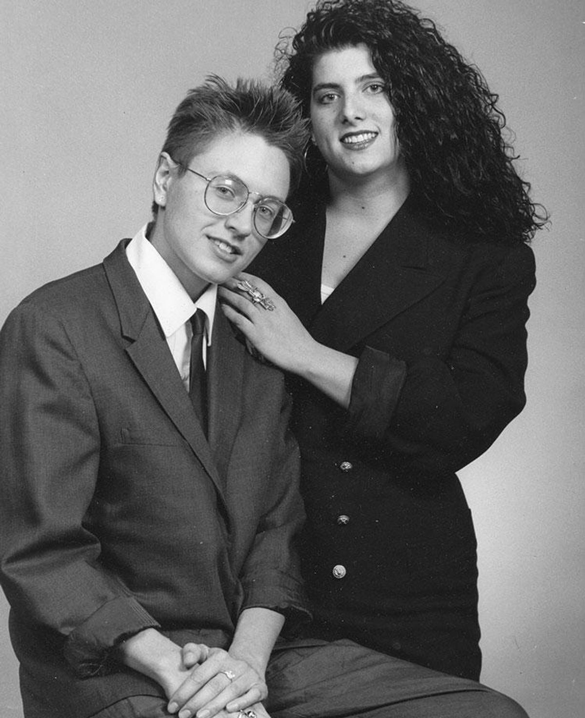 Our first engagement photo in 1992