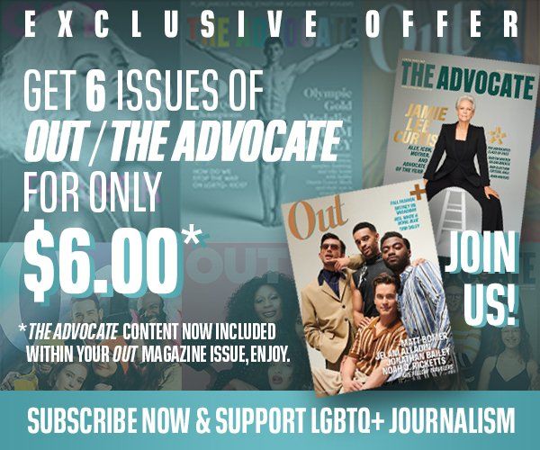 Out / Advocate Magazine - Fellow Travelers & Jamie Lee Curtis